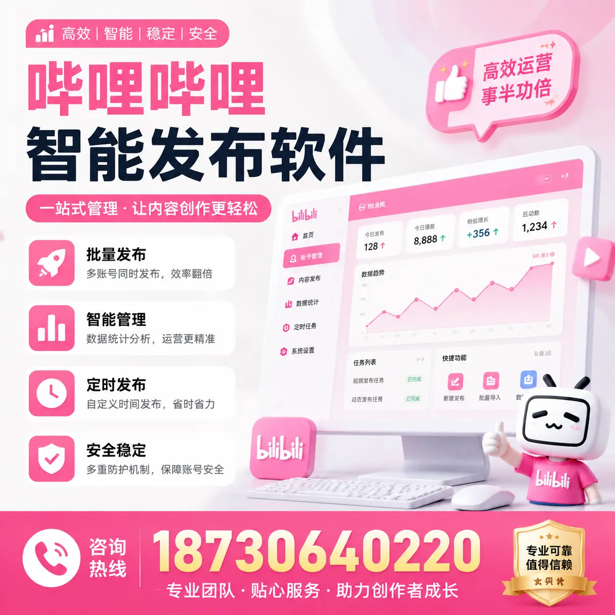 如何评估哔哩哔哩智能发布软件的ROI？南阳 企业必读